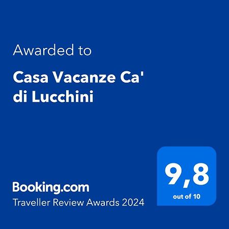 Casa Vacanze Ca' Di Lucchini San Benedetto Val di Sambro Exterior photo